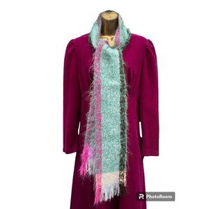 Vintage Mohair Wool Scarf Long Fairy Goth Made in England Georgina von Etzdorf